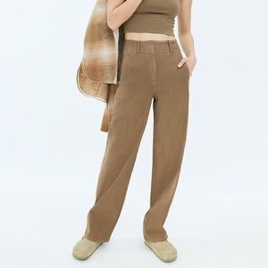 Aritzia Brown Wide-Leg Pants